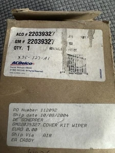 NOS 1985 1986 Cadillac DeVille Fleetwood Buick Olds Wiper Motor Cover 22039327 - Picture 1 of 12