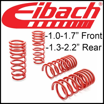 Kit de 4 resortes reductores Eibach Sportline para Ford Mustang GT500 2007-14 cupé Foto 1 de 2