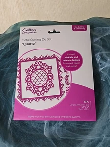 CRAFTERS COMPANION METAL CUTTING DIE SET QUARTZ 5.1'' X 5.1'' 6 Piece - Picture 1 of 12