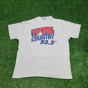 Vintage 90s San Francisco 93.3FM KYCY Radio Shirt Womens L 20x25 Young-Country - Picture 1 of 14