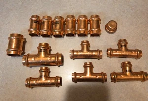 Viega Propress Lot Of 14 Various Sizes/Fittings - Picture 1 of 17