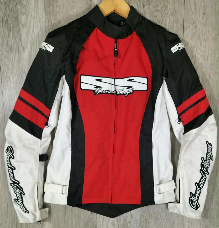 Speed and Strength XS Motorcycle Jacket Red/Black/White #6 - Image 1 of 4