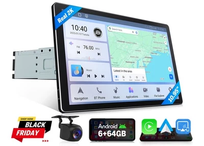 10.95" Coche Estéreo Eonon SD1X6S Android 13 6+64 GPS 4G LTE Inalámbrico Apple CarPlay Foto 1 de 4