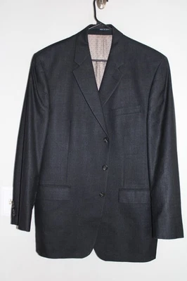 VINTAGE BLACK RALPH LAUREN SILK / WOOL BLEND SPORT COAT  44L suit jacket 44 LONG - Image 1 of 4