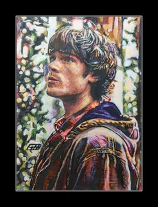 Sam Winchester Supernatural Oryginalna malowana karta szkicowa ACEO autorstwa Gavina Hunta - Zdjęcie 1 z 2