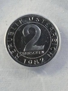 1982 Austria 2 Groschen Proof Graded PR 67 Cameo by ANACS - Picture 1 of 8