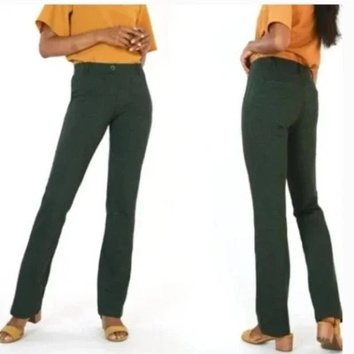 Pantalón de yoga Betabrand clásico recto verde musgo talla mediana pequeño Foto 1 de 4