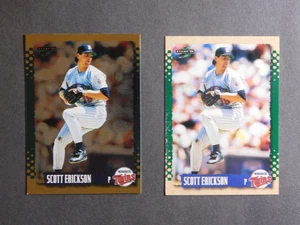 1995 Score Pinnacle Gold Rush + Base - Scott Erickson - #27 - Picture 1 of 2