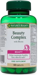Nature's Bounty Beauty Complex with Biotin 60 Caplets X 1 - Picture 1 of 1