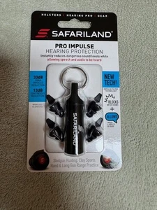 SafariLand in-Ear Pro Impulso Protezione Udito M/L Tappi Orecchie + Portachiavi - Foto 1 di 1