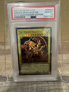 2023 Yugioh LC01-EN003 The Winged Dragon of Ra Ultra Limited PSA 10 Gem Mint - Picture 1 of 4