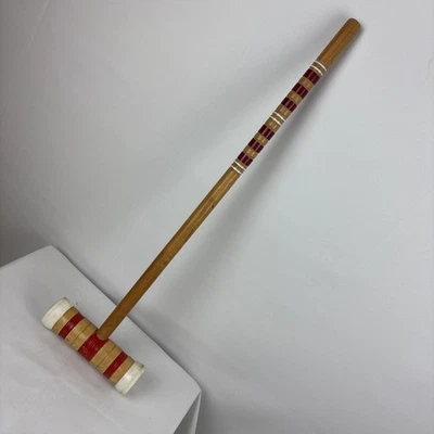 Sportcraft Traditional Croquet Mallet Replacement Red 25” - Image 1 of 4