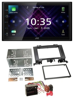 JVC DAB 2DIN MP3 Bluetooth USB Autoradio für Mercedes Sprinter ab 06 W906 VW Cra - Bild 1 von 4