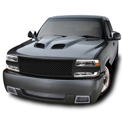 TLAPS For 99-02 Silverado Sequential LED Chrome Headlights Am+Matte Blk M Grille Foto 1 de 4