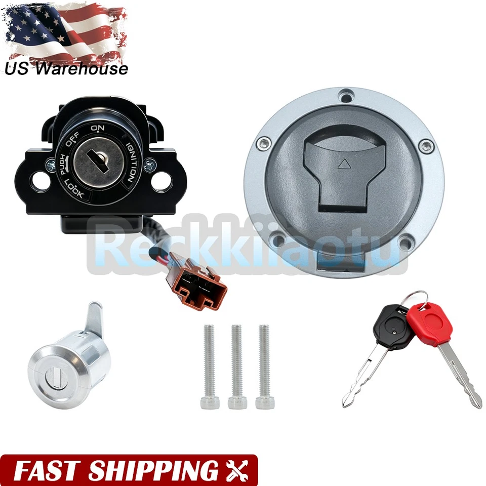 Interruptor de encendido Juego de llaves de tapa de tanque de combustible para Honda CBR500R CB500 F 2016-2025 Foto 1 de 4