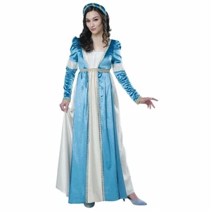Juliet Capulet Shakespeare Romeo Renaissance Medieval Maid Womens Costume L - Picture 1 of 3
