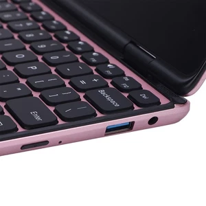 US Plug Rose Gold 11in Laptop 32G DDR4 512G M.2 SSD Convertible Laptop Compu NEW - Afbeelding 1 van 12