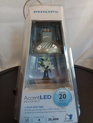 Philips Ambeient indoor 20 Year MR 16 Gu5.3.      35.000 Life - Image 1 of 4