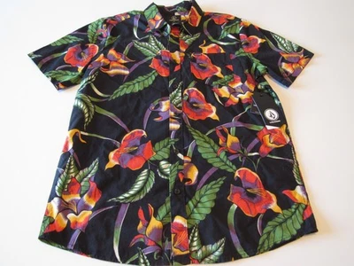 Volcom Mens Varkala Floral Classic Fit Woven SS Shirt Medium Nwt - Image 1 of 4