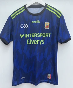 Mayo GAA Shirt O'Neills Blue Short Sleeve Maigh Mens Small S - Picture 1 of 9