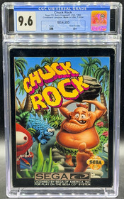 Chuck Rock Sega CD System Factory Sealed New CGC 9.6 A++ Graded Sony Imagesoft