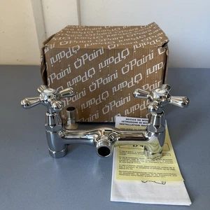 PAINI Liberty Gruppo Doccia Esterno Miscelatore Rubinetto Ottone Cromato - Picture 1 of 8