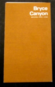 VTG 1973 Bryce Canyon National Park Utah Travel Brochure Tourist Souvenir - Picture 1 of 7