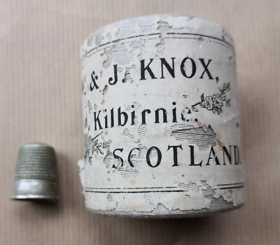 VINTAGE LINEN "FALCON" LACE THREAD by W. & J. KNOX - Image 1 of 3