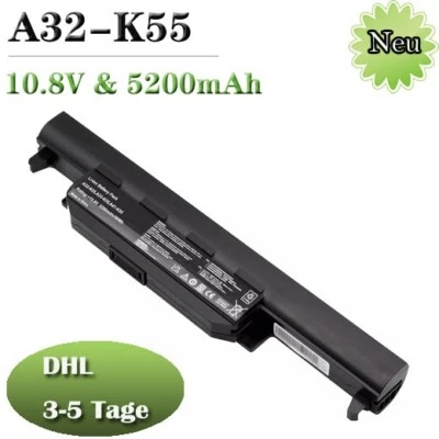 ✅Batería A32-K55 para Asus A55 K55A K55V K55VD K55VJ K55VM K75 K75V K75VJ - Imagen 1 de 4