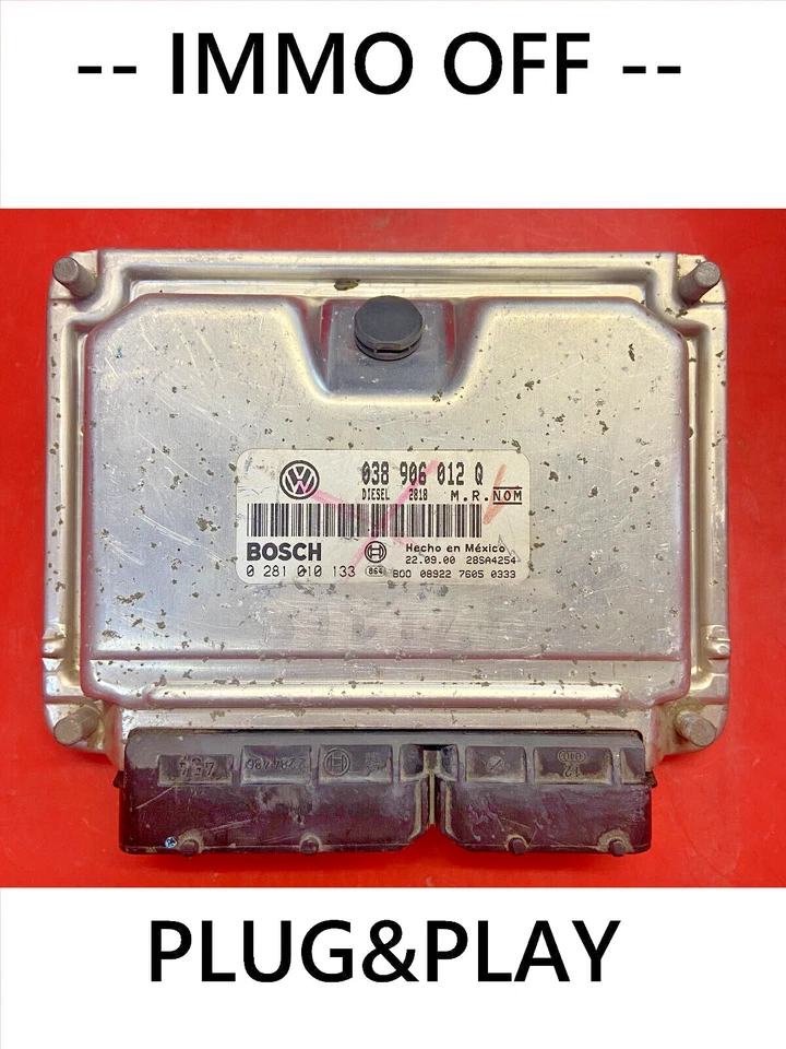 IMMO OFF / Plug&Play VW New Beetle 1.9TDi 0281010133 038906012Q / Fast Courier - Immagine 1 di 4