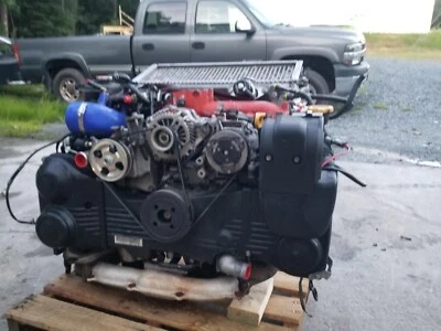 2015-2021 OEM Subaru WRX STI MT Complete Engine Motor Long Block 2.5L H4 #65 - Image 1 of 4
