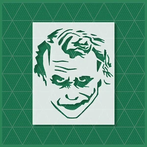 Joker Stencil – Batman, Comics, Villain, Comic Art, Gotham, Dark Decor - Picture 1 of 5
