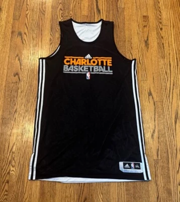 Charlotte Bobcats Adidas Team Issued Reversible NBA Basketball Practice Jersey - Image 1 of 4