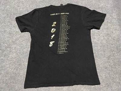 RBRM Group Band Ronnie Bobby Ricky & Mike 2018 Black Concert Tour Shirt Small - Image 1 of 4