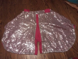 Car Seat Canopy Silver Sequin and Hot Pink Reversible! $98 - Picture 1 of 6