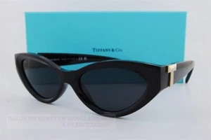 Brand New Tiffany & Co. Sunglasses TF 4225U 8001S4 Black/Dark Gray For Women - Picture 1 of 6