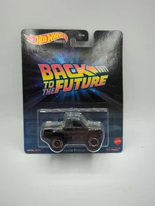 Hot Wheels Back To The Future 1987 Toyota Pickup Truck Black Metal Real Riders E - Picture 1 of 4