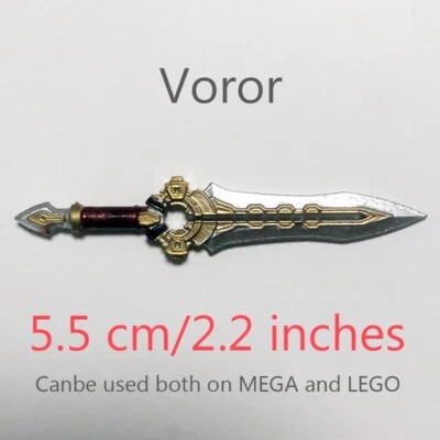 Mega Bloks Construx World of Warcraft Style Voror *HANDMADE* Weapon - Image 1 of 3