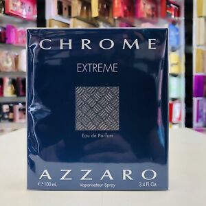 Azzaro Chrome Extreme Eau De Parfum Spray For Men 3.4 oz * New In Box *