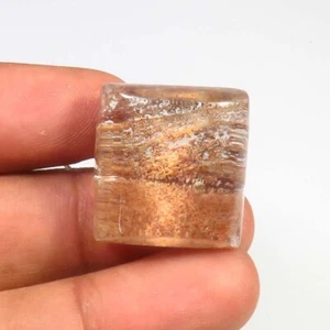 Lodolite Quartz Cushion Gemstone 21x20mm Natural Garden Quartz Cabs 46 Cts GZ-14 - Picture 1 of 9
