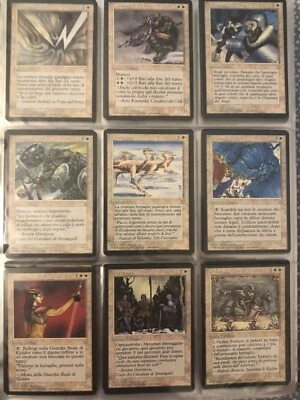 MTG Magic The Gathering 1995 Era Glaciale (ICE AGE) italiano Set Completo💥 🔥🔝 - Immagine 1 di 4