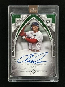 2023 Topps Transcendent Collection Triston Casas Emerald RC Auto /5 Red Sox - Picture 1 of 2