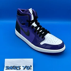 Jordan 1 High Zoom Air CMFT Purple Patent (CT0979-505) Size 12 (Men's 10.5) - Picture 1 of 7