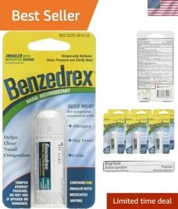 Inhalador descongestionante nasal Benzedrex (paquete de 6) - Imagen 1 de 7