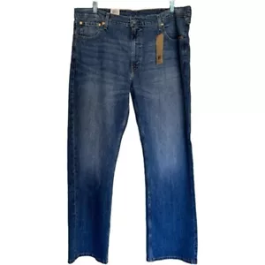 Levi's 527 Jeans Herren 40 x 32 Stretch Medium Wash Slim Boot Cut Neu mit Etikett - Bild 1 von 15