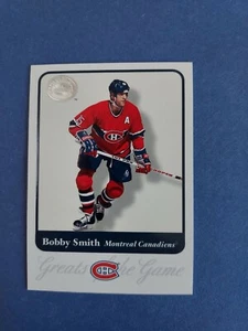 BOBBY SMITH MONTREAL CANADIENS 2001-02 FLEER GREATS OF THE GAME #50 - Picture 1 of 2