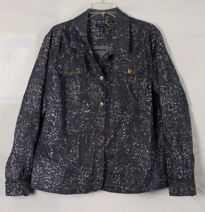 Westbound Damen Jeansjacke Splattermuster Knopfleiste Gr. XL (W652) - Bild 1 von 3