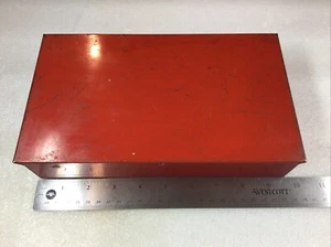 Snap On KRA-40 -Specialty Metal Toolbox, 9-3/4” x 5-3/4” x 2”, 1974Date-USA-NICE - Picture 1 of 10