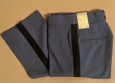 NOS Horace Small Womens Navy-Stripe Uniform Pants 28W 38L X11509 2142 WPL7230 - Image 1 of 4
