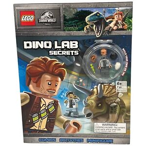 Lego Jurassic World Dino Lab Secrets Ameet Publishing Angielska Oprawa miękka Mini Fig